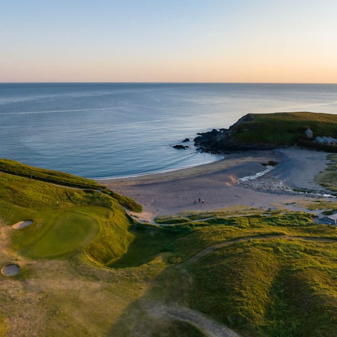 aerial-cornwall-golf-course-filming-photography