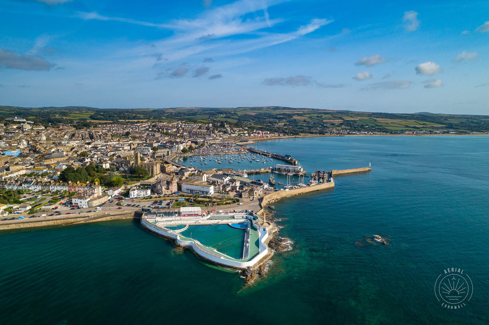 Penzance Aerial Cornwall Penzance Aerial Cornwall